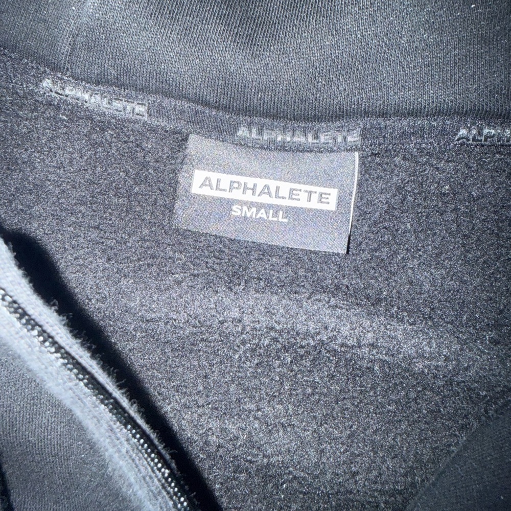 Alphalete Women's Brushed Fleece Half-Zip Crop Hoodie size S - Picture 7 of 9